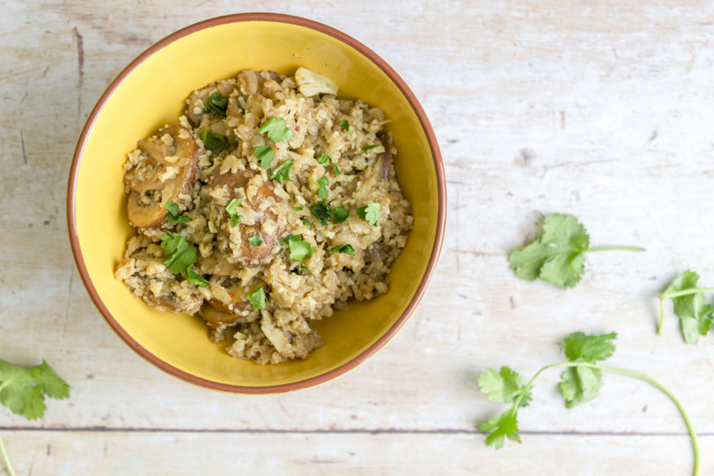 Moroccan Mushroom Rice