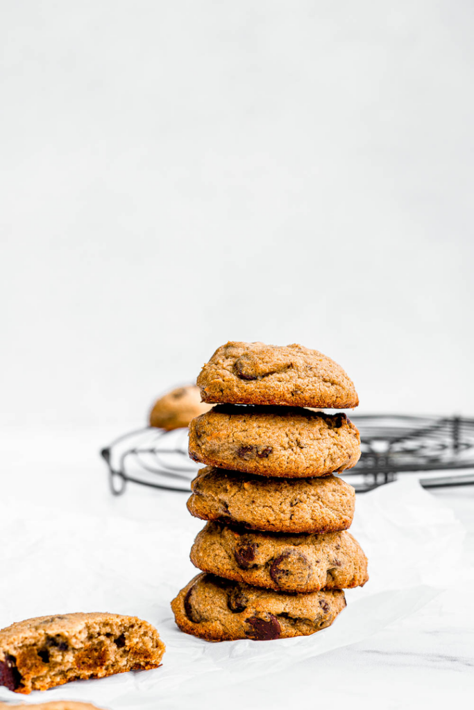 Banana Flour Chocolate Chip Cookies