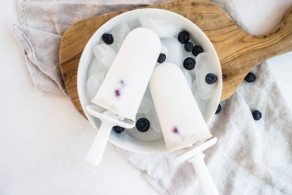 Salted Coconut Cream Blueberry Smash Pops