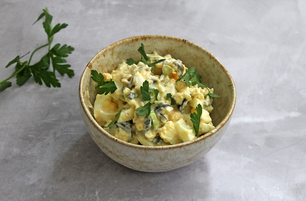 Egg Salad with Capers and Olives