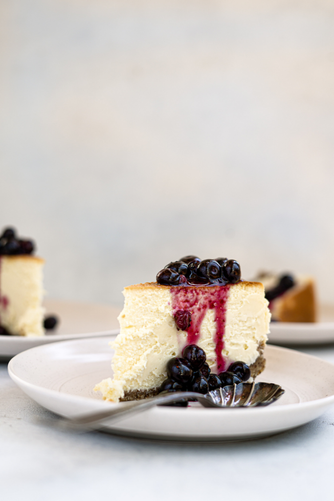 The Ultimate Blueberry Cheesecake