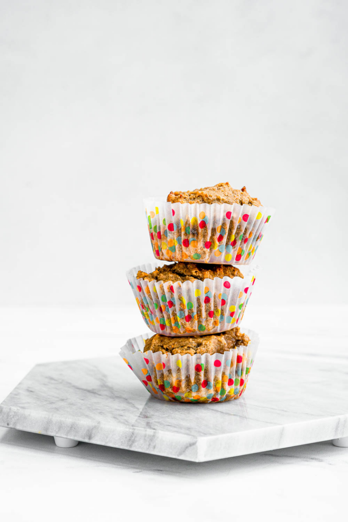 Peanut Butter Banana Flour Muffins