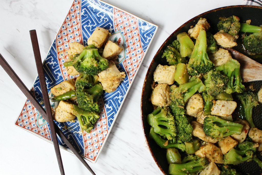 General Tso Chicken And Broccoli
