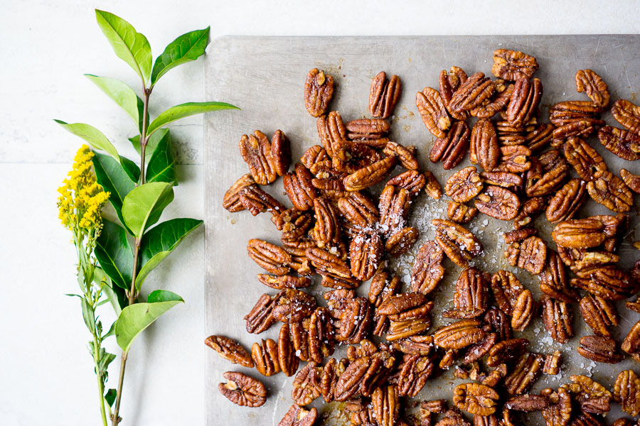 Sweet & Salty Candied Pecans