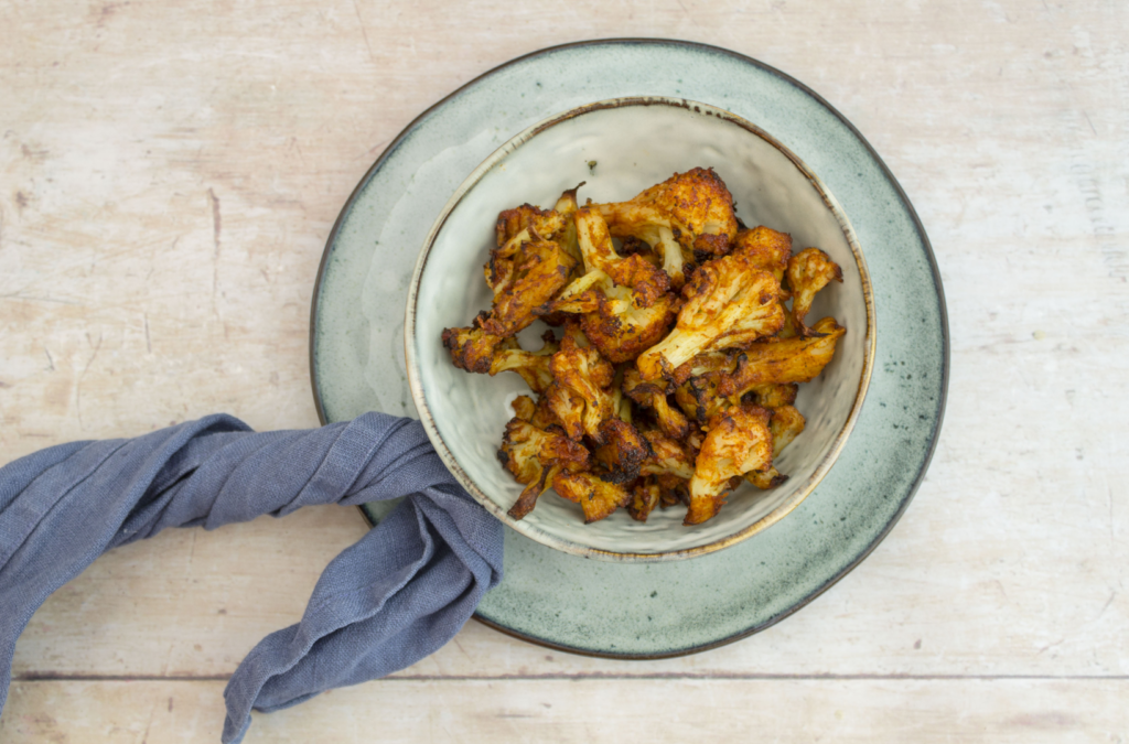 Air Fryer BBQ Roasted Cauliflower