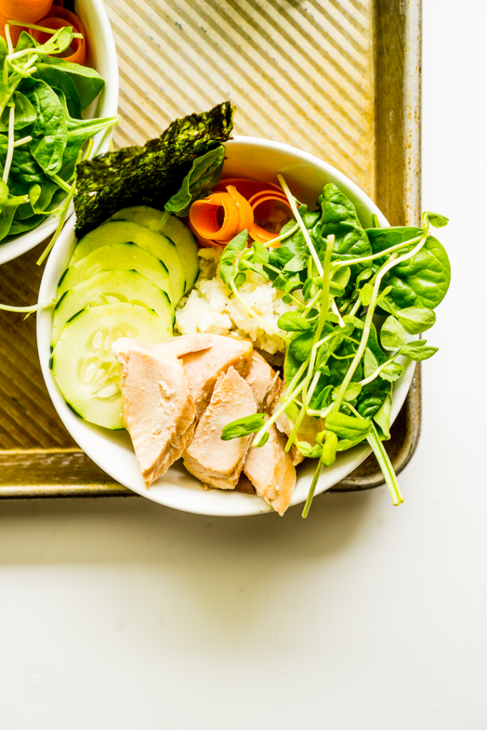 Salmon Sushi Bowls