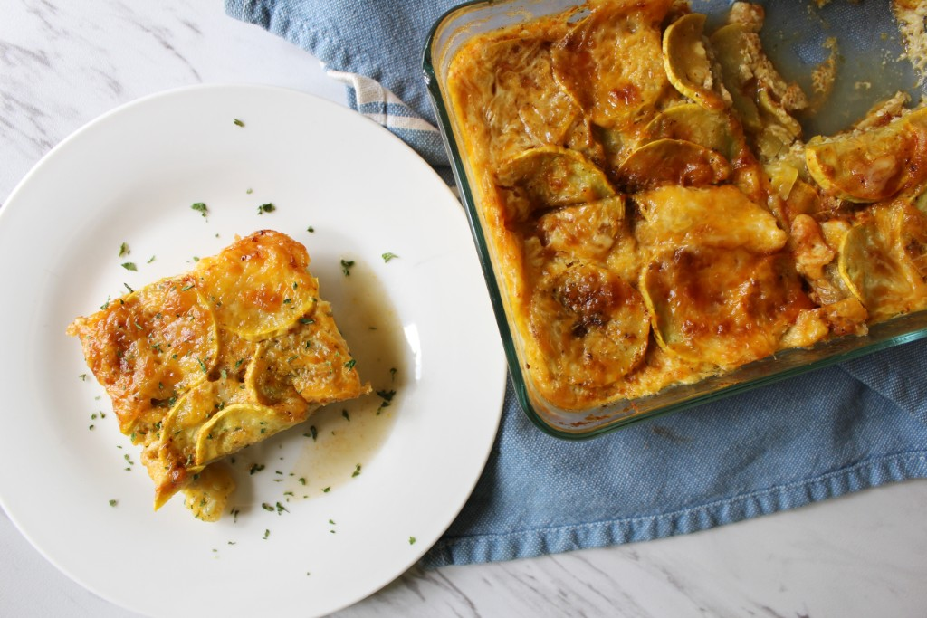 BBQ Summer Squash Tex-Mex Casserole