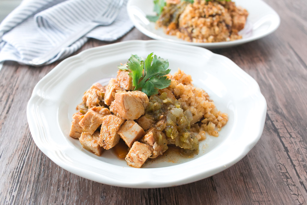 Salsa Verde Chicken Bowls