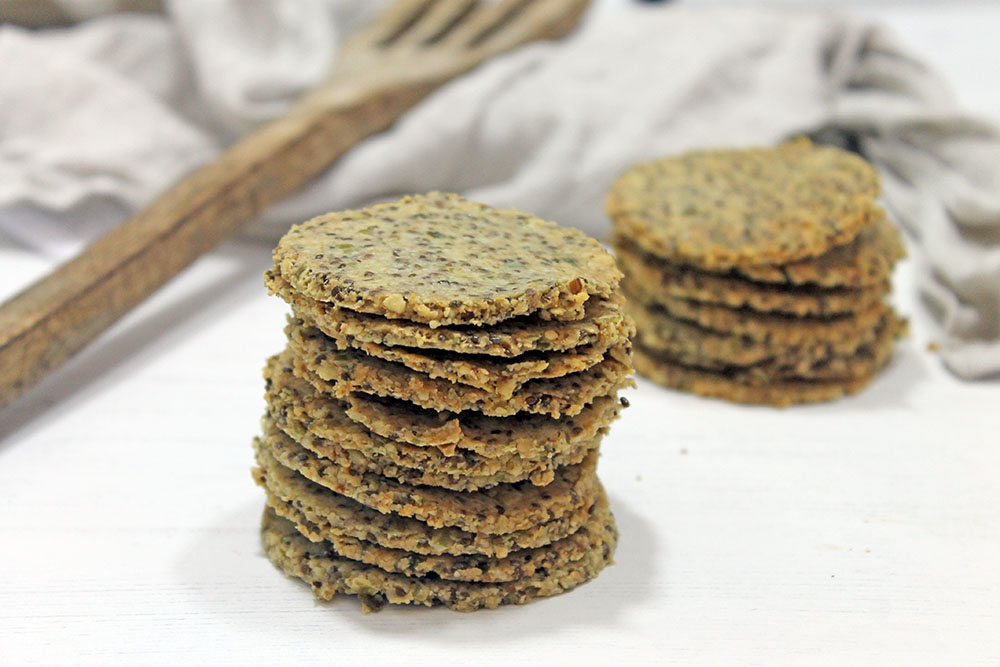 Walnut And Pumpkin Seed Crackers