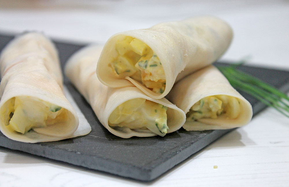 Chicken And Egg Mayo Wraps