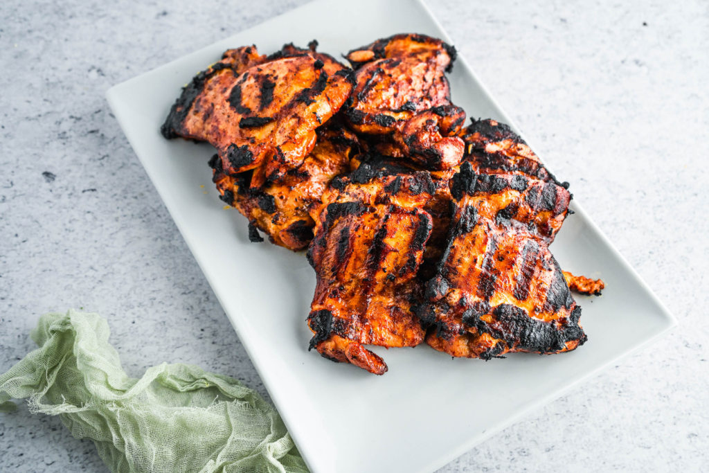 Grilled Gochujang Chicken Thighs