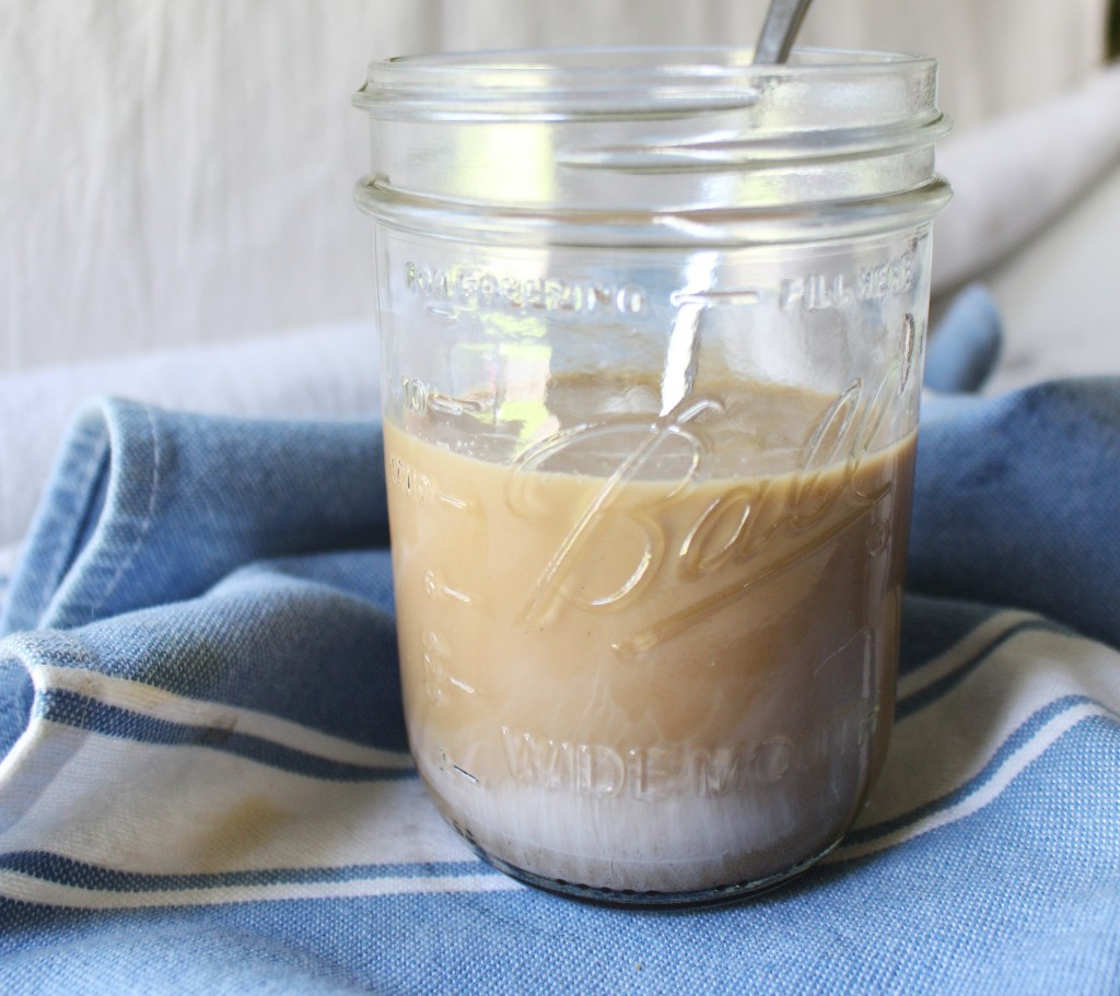 Cold Brew Butter Coffee Over Cream