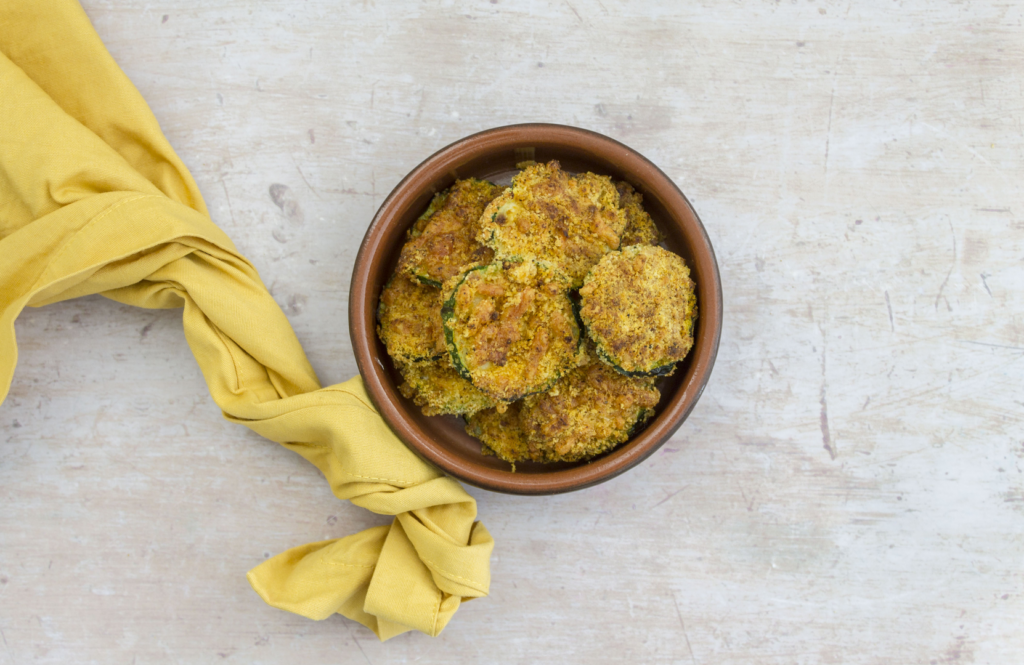 Air Fryer Chili Cheese Zucchini Chips