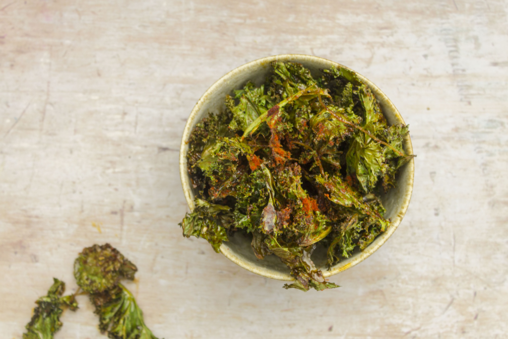 Sweet and Smokey Kale Chips