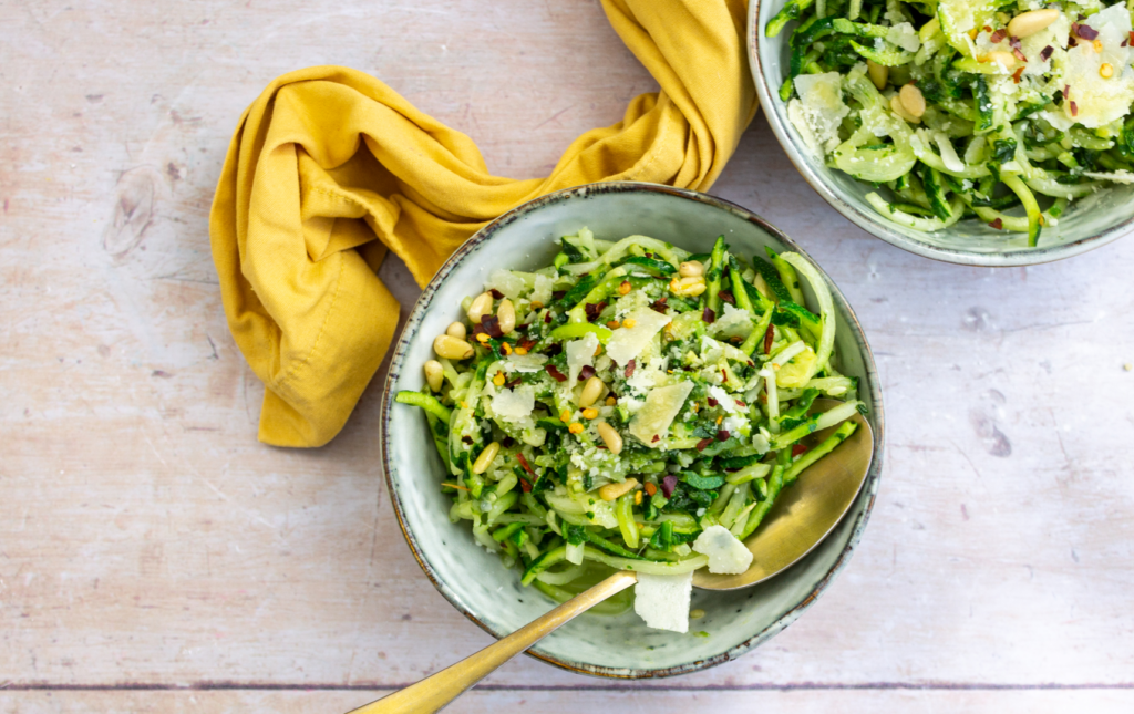 Pasta with Frozen Spinach