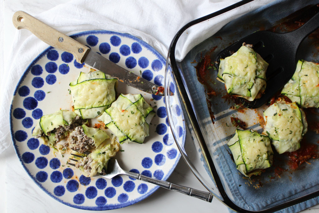 Zucchini Beef Ravioli