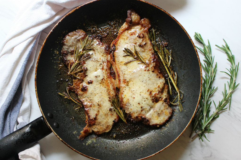 Parmesan Fried Steaks