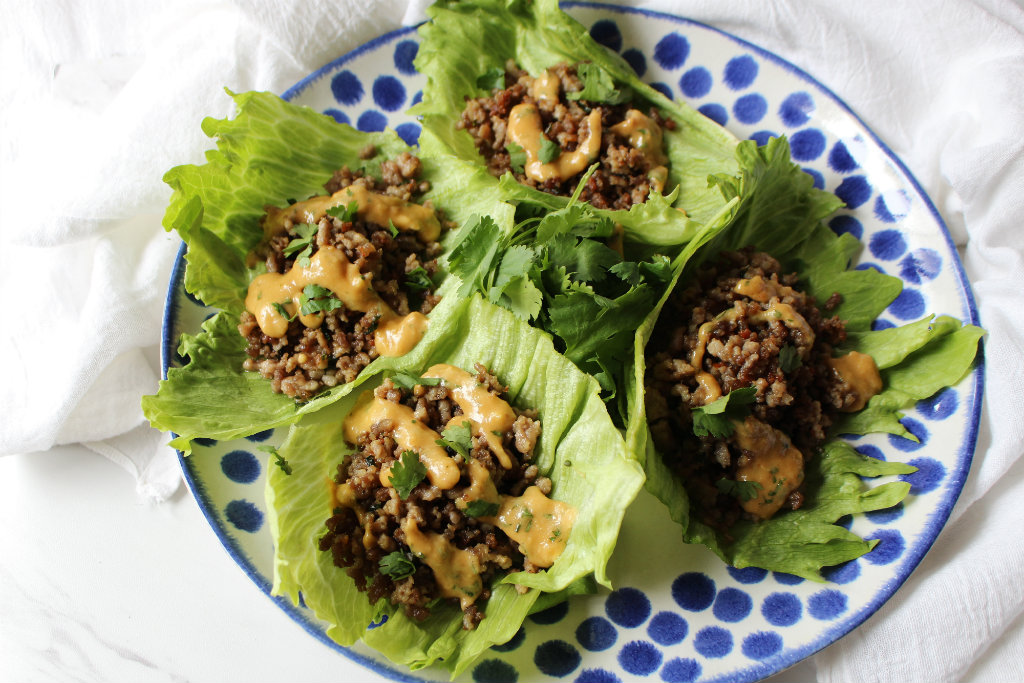 Bahn Mi Lettuce Cups