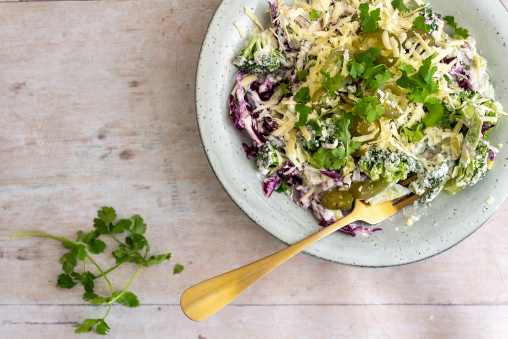 Broccoli and Jalapeño Salad