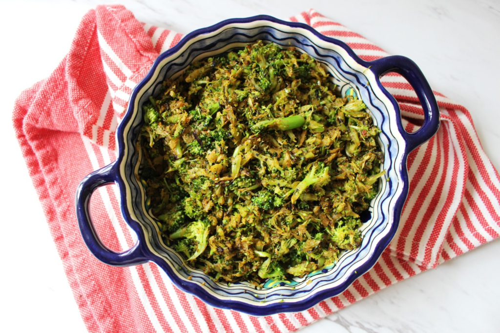 Toasted Spiced Broccoli Rice