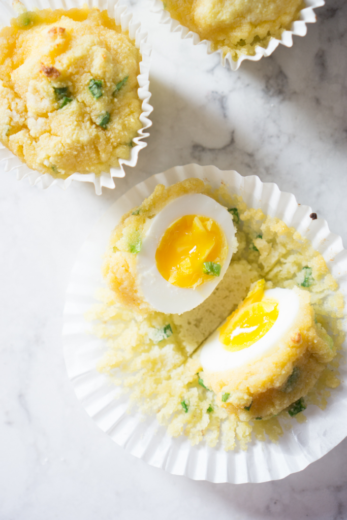 Scallion Egg in a Muffin