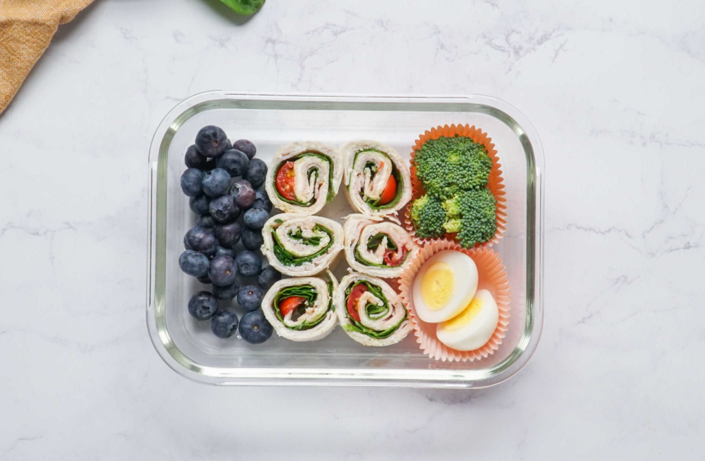 Turkey Pinwheels Bento Box