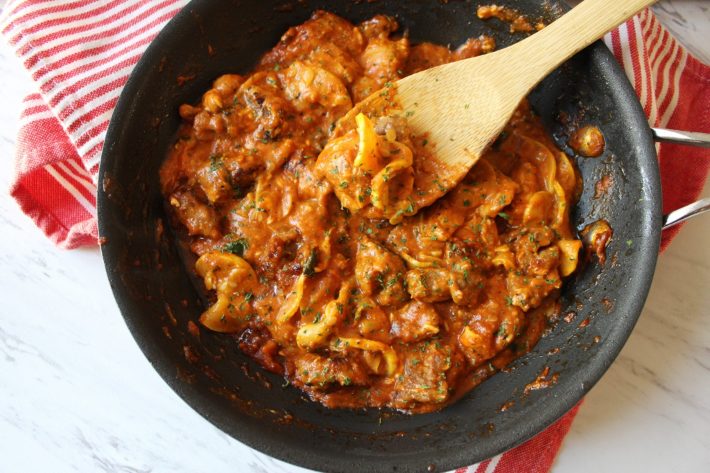 Chicken Sausage and Squash Skillet