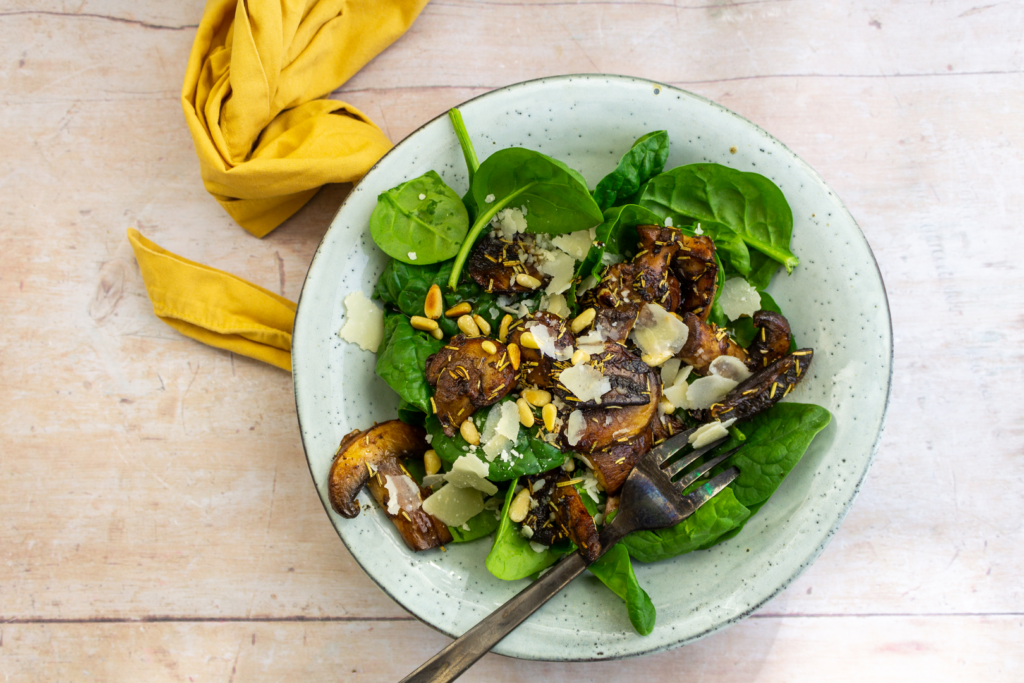 Warm Mushroom Salad