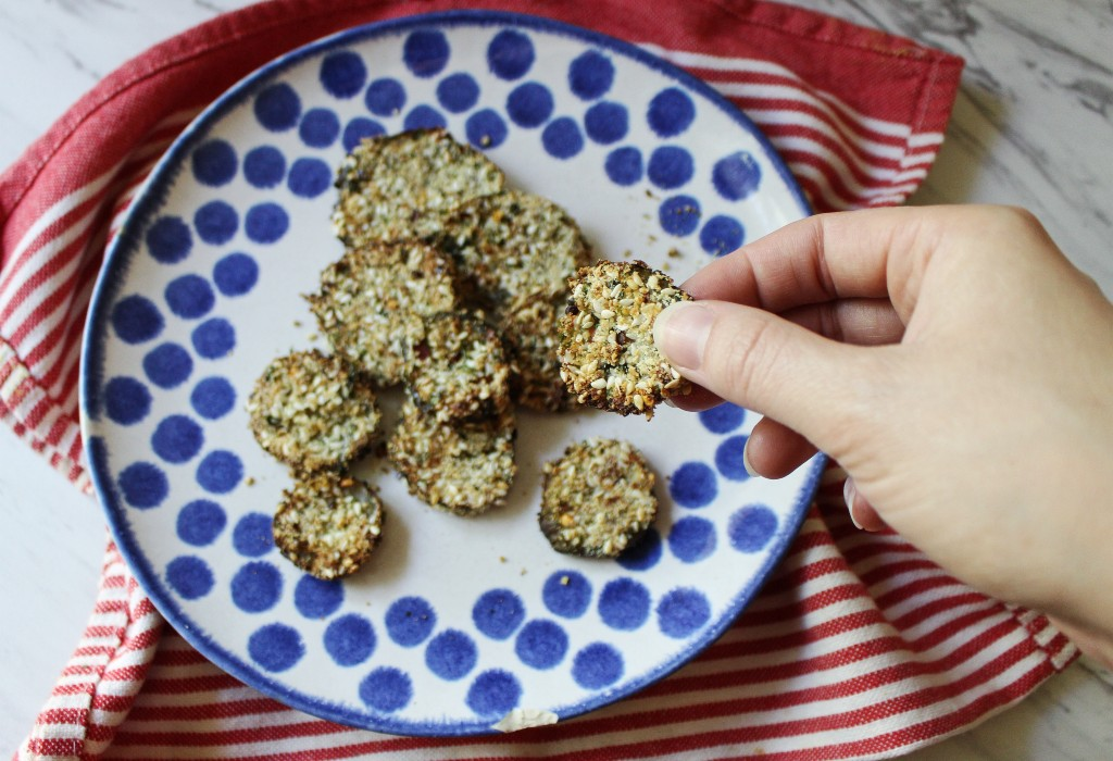 Vegan Air Fryer Togarashi Pickle Chips