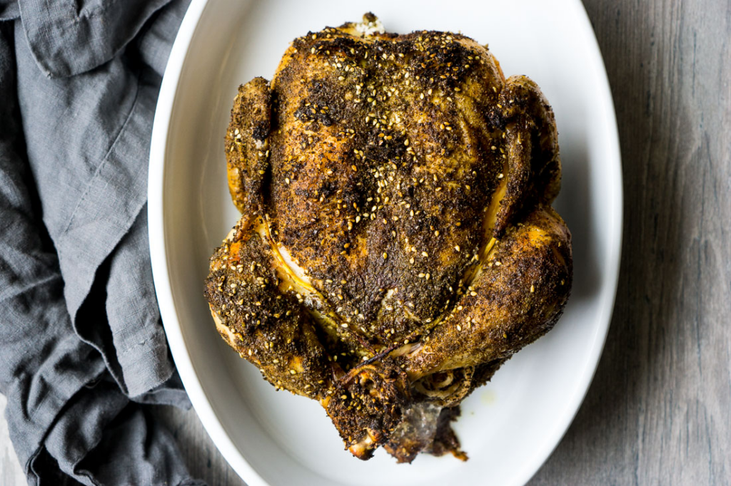 Whole Roasted Za'atar Chicken