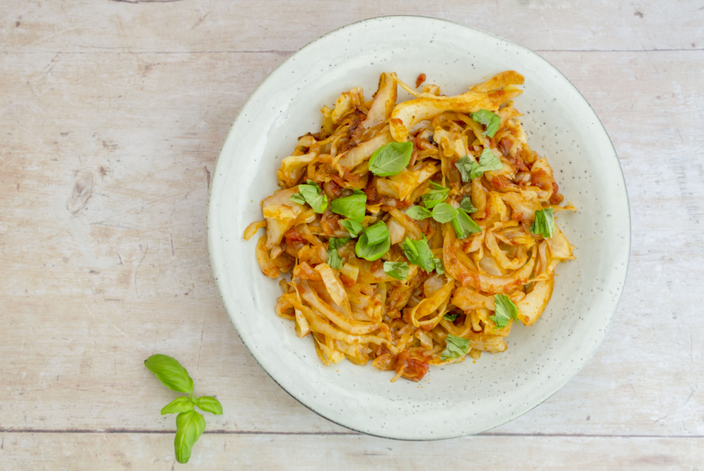 Tomato Braised Cabbage