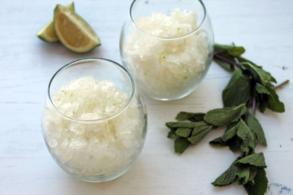 Mint And Lime Granita