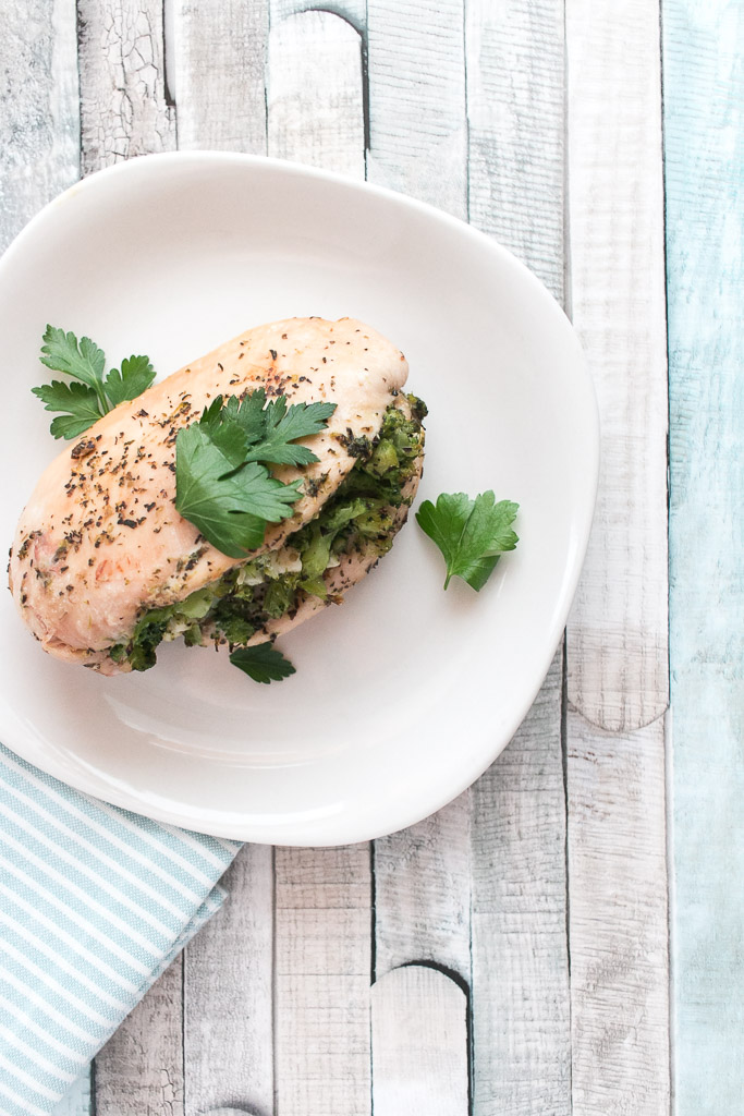 Broccoli And Feta Stuffed Chicken