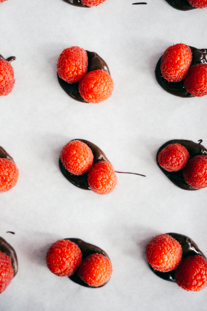 Chocolate Raspberry Clusters