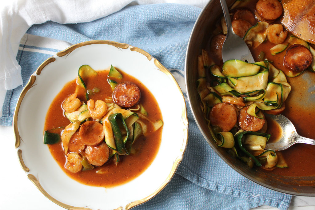 Jambalaya Zoodle Pasta