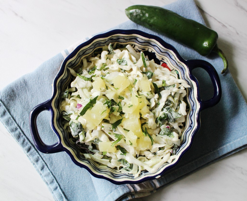 Pineapple Coleslaw