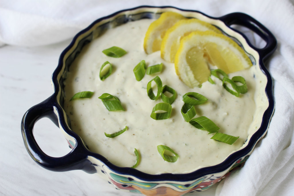 Feta Dip w/ Scallions and Lemon