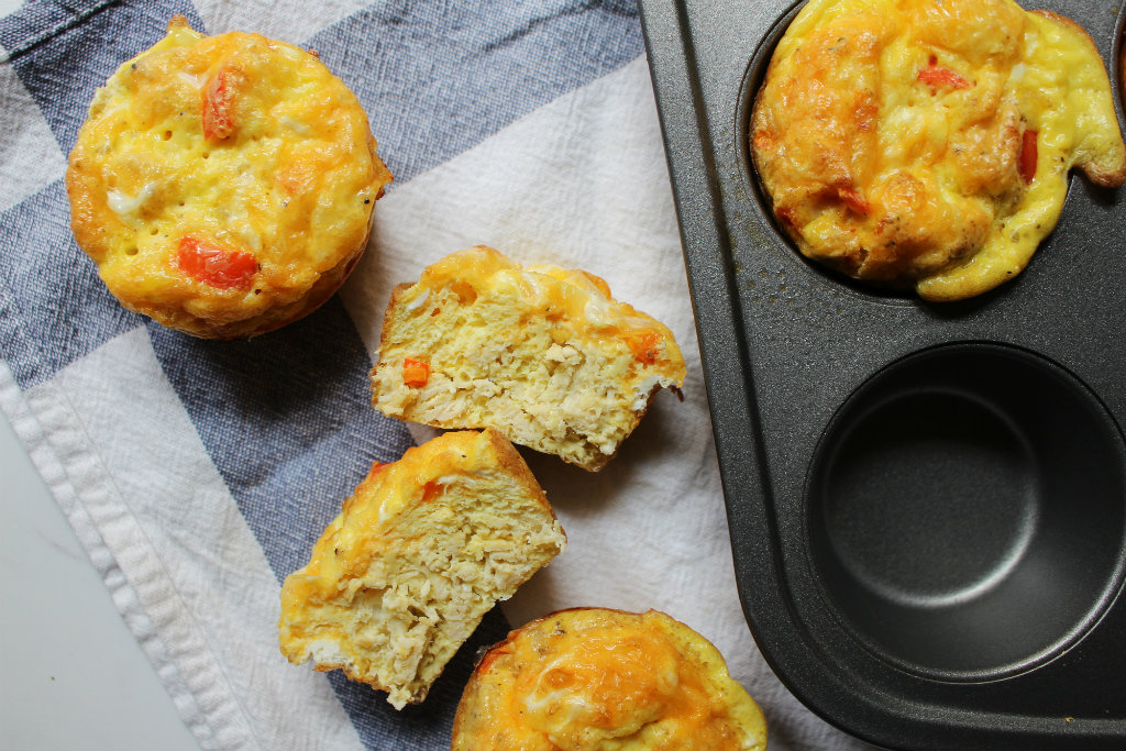 Chicken Fajita Egg Cups