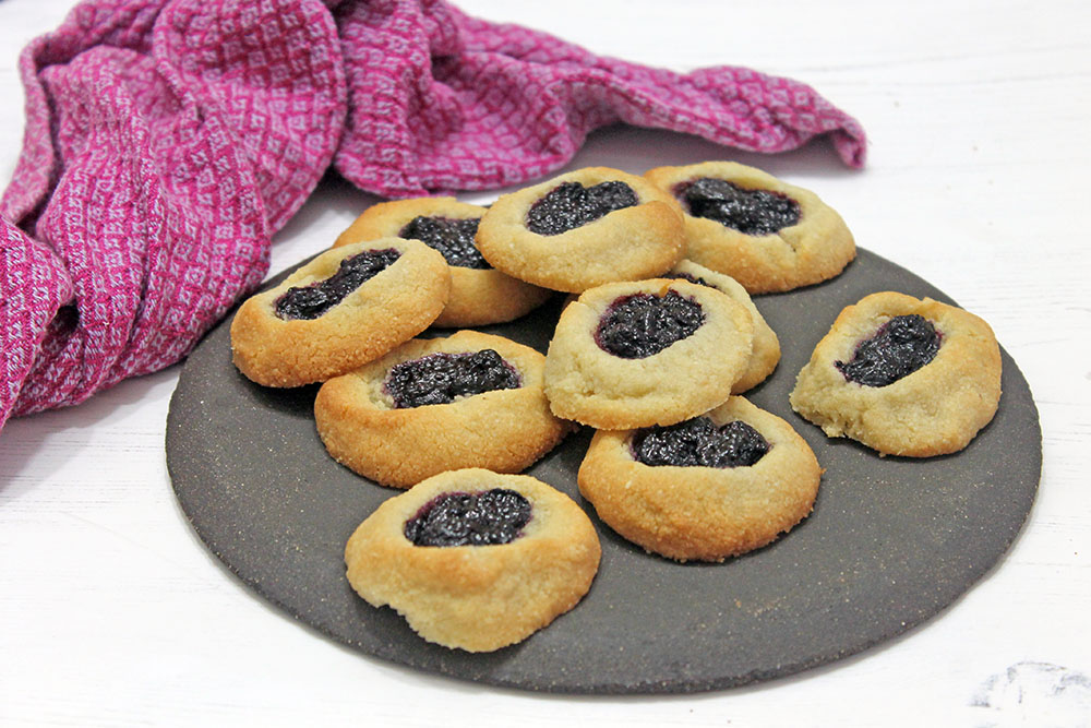 Shortbread Thumbprint Cookies