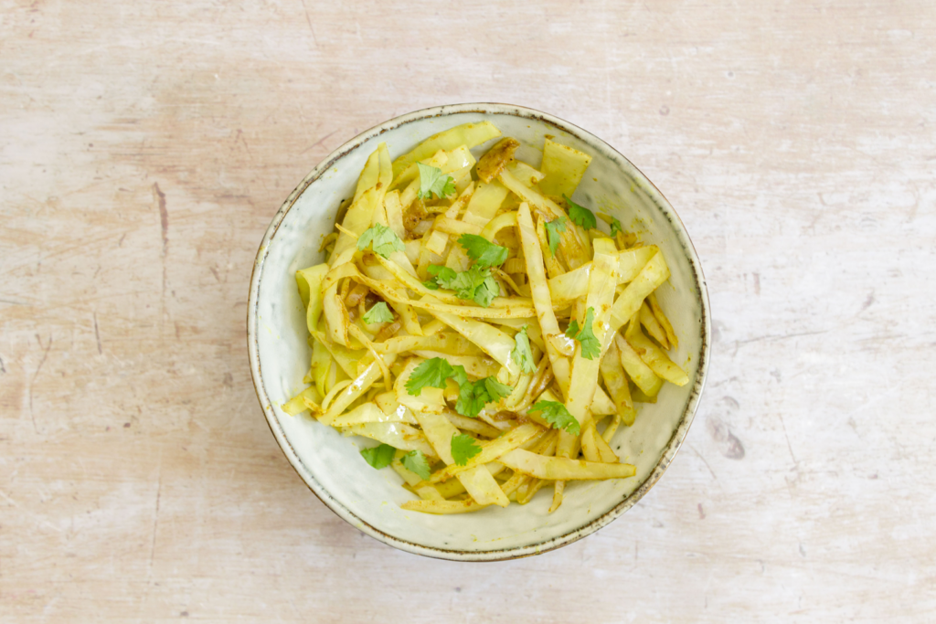 Curried Cabbage Noodles