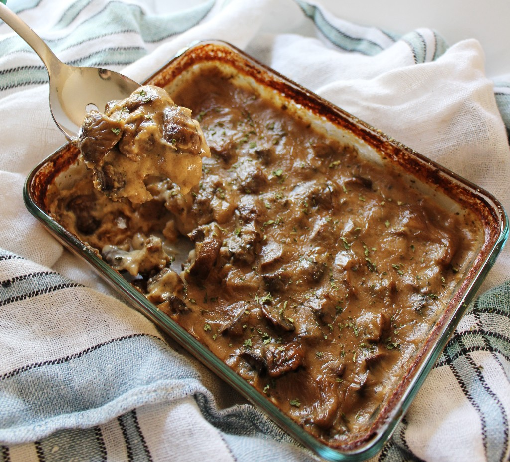 Cheesy Mushroom Casserole