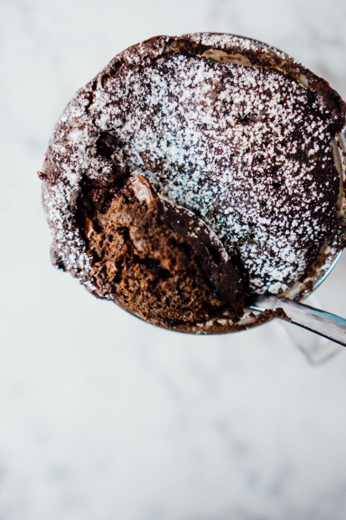 Double Chocolate Chip Mug Cake