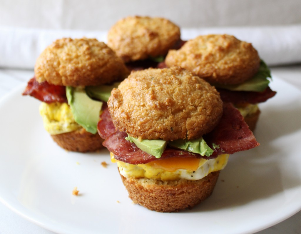 Turkey Bacon And Avocado Biscuit Sandwiches