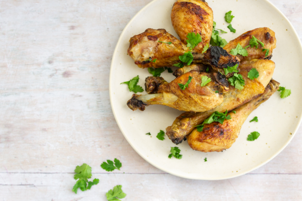 Christmas Maple Ginger Chicken Drumsticks