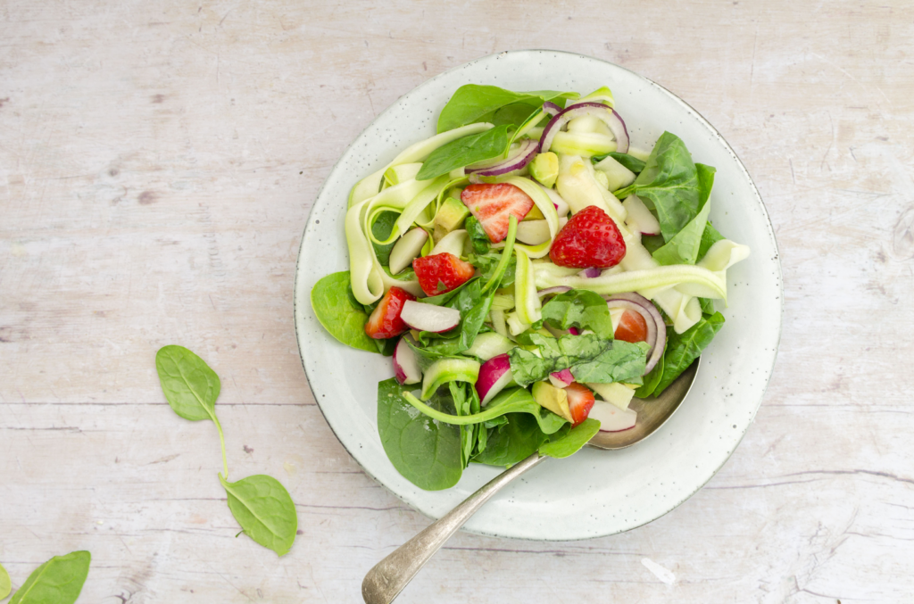 Zucchini and Strawberry Salad