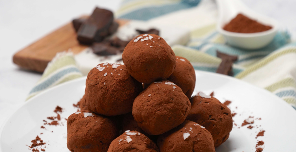 Chocolate Salted Caramel Truffles