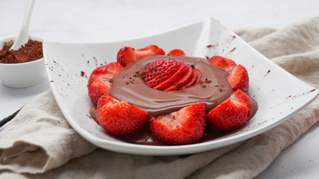 Strawberries With Chocolate Mousse