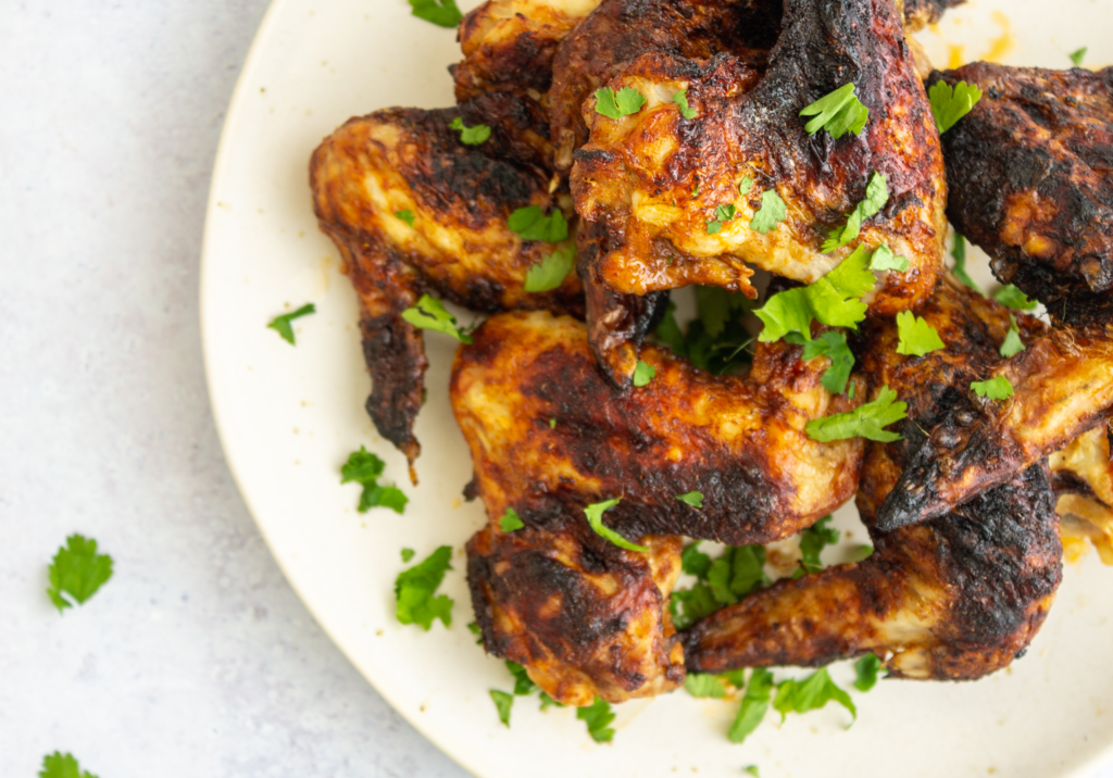 Air Fryer Sweet and Smoky Coffee Wings