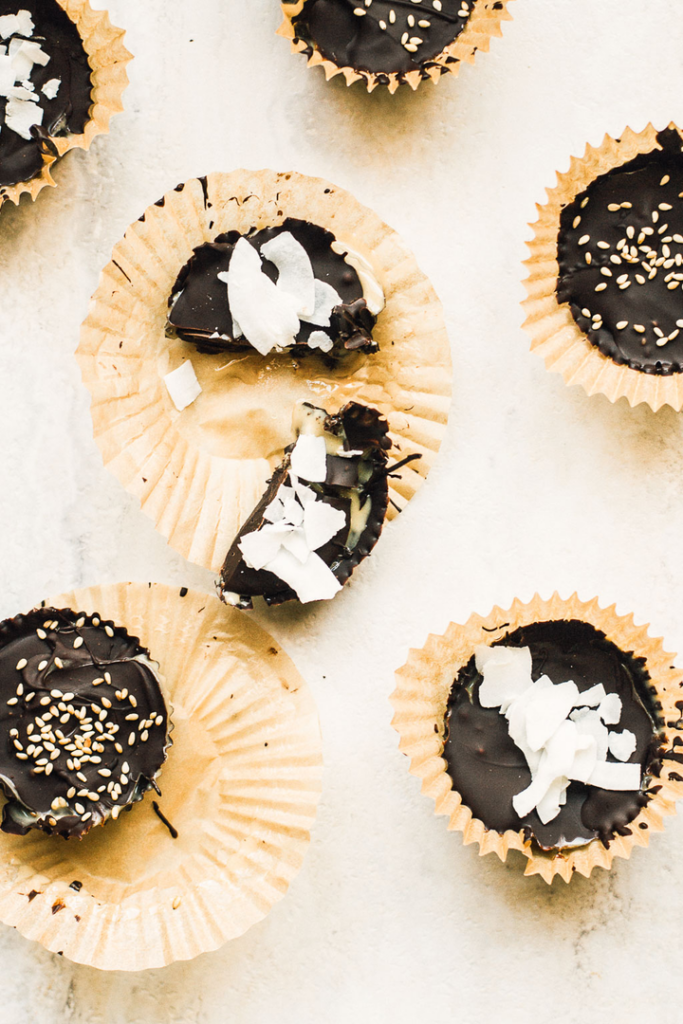 Tahini Butter Chocolate Cups