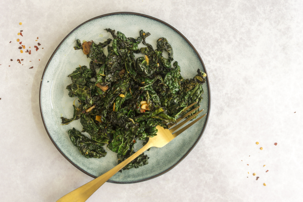 Tuscan Kale With Chili, Garlic And Lemon